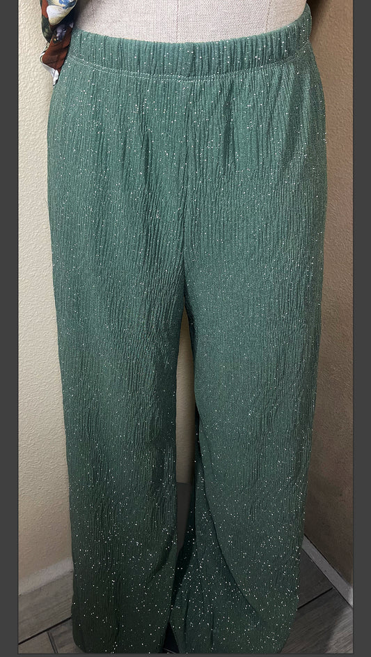 Shimmer Sage Pants