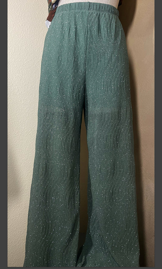 Shimmer Sage Pants