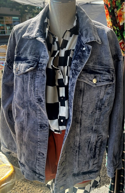 Corduroy Denim Jacket