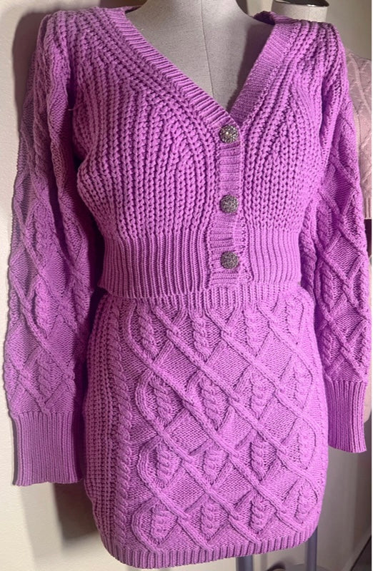 Knitted Glam Set