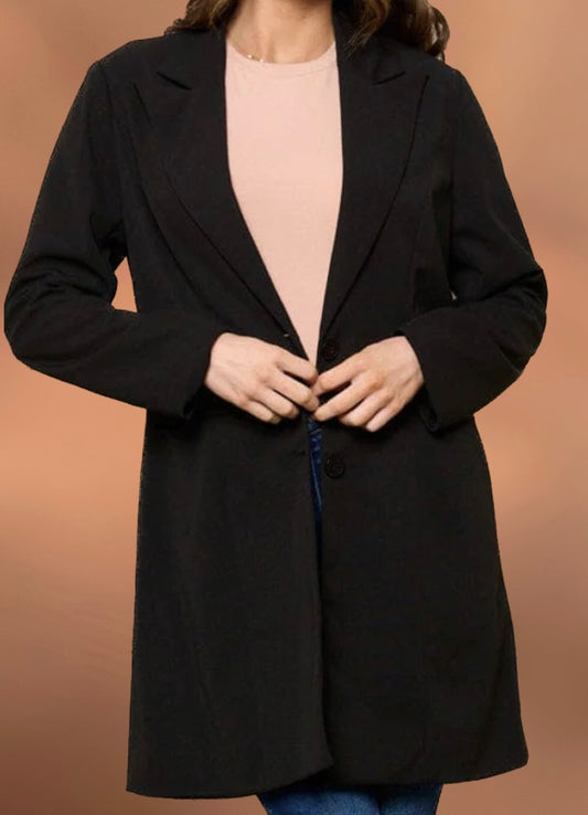 Blazer Trench Style Coat