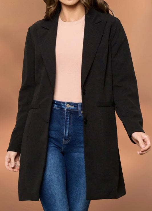 Blazer Trench Style Coat