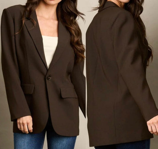 Brown Dressy Blazer