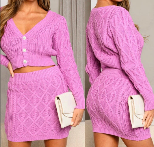Knitted Glam Set